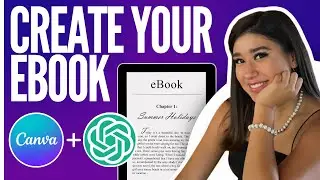 How to create an ebook with chatgpt and canva (FREE ebook template)