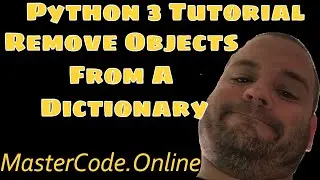 How To Remove An Object From A Dictionary in Python 3