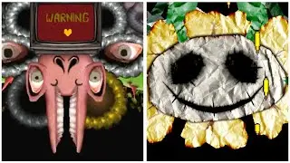 Undertale Yellow Flowey VS Omega Flowey