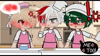 Live Broadcast in the Kitchen|Fluff|TodoBakuDeku|BNHA/MHA|Gacha Club