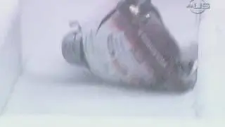 Latvia crashes in Bobsled