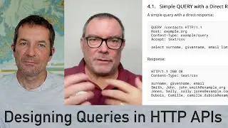 Designing Queries in HTTP APIs: Using GET, POST and QUERY