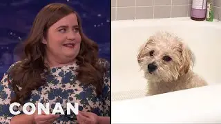 Aidy Bryant On Her Dogs Ass Distress | CONAN on TBS