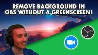 How To Remove Camera Background In OBS Without A Greenscreen