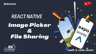 React Native Tutorial: Image Picker & Sharing with Expo