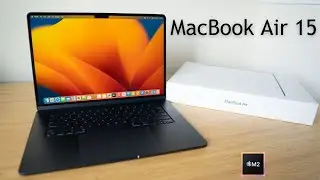 Apple MacBook Air 15 Unboxing (Midnight) - The PERFECT Size!