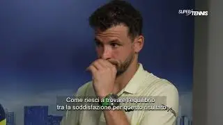 Grigor Dimitrov Interview SuperTennis after Rublev match