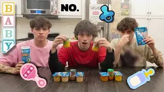 TRYING AND RATING BAD BABY FOOD !!