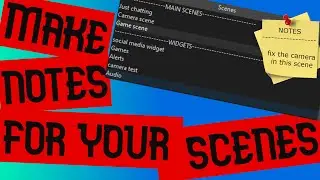 Underrated OBS plugin that everyone should be using - OBS Scene Notes plugin 