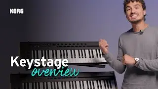 Korg Keystage overview - Poly aftertouch MIDI 2.0 keyboard controller