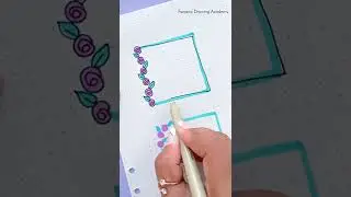 PAPER NOTES DOODLE || Draw Frame doodles for your planner || Bullet journal 