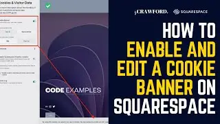 Enable Cookies And Edit Cookie Banner Text On Squarespace