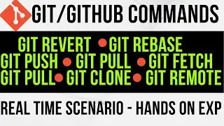 Git And Github Full Commands|Git Push,Git Revert,Git Rebase,Git Push,Git Fetch,Git Pull,Git Clone