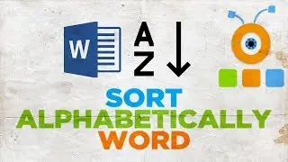 How to Sort Alphabetically in Microsoft Word | How to Put Words in Alphabetical Order in Word