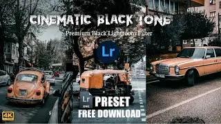 Cinematic black Lightroom preset Free download | Lightroom Mobile Tutorial | DNG Free Download