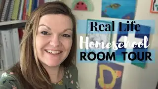 Large Family Homeschool Room Tour and CLEAN OUT for the new SCHOOL YEAR