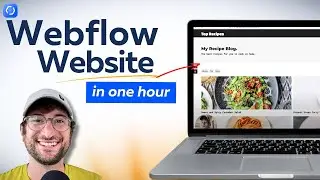 Watch me build a website using Webflow in 1 hour (follow along)