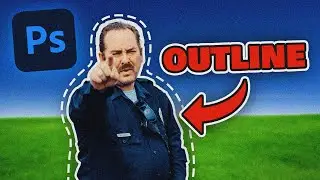 How to add an outline effect in Photoshop! (2023)