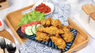 GURIHNYA MERESAP SAMPAI KE TULANG - Ayam Goreng Rempah Sambal Ulek Ebi