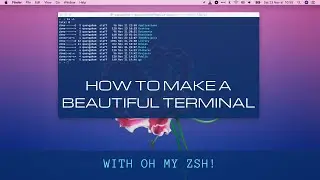 How to make a beautiful terminal with Oh My Zsh!