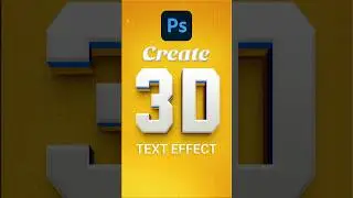 3D Text Photoshop 