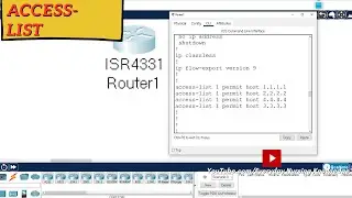 ►Access-List Editing In Packet Tracer I Tons OF Network Fun