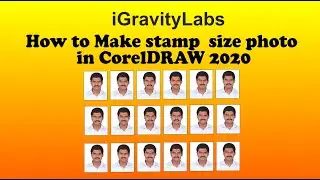 Create ready to print stamp size photos in CorelDRAW 2020 Tutorials