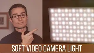 Great soft slim on camera light for video - Yongnuo YN300 air review