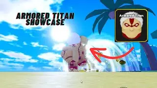 Armored titan full showcase ⚡[ AFSX | Anime Fighting Simulator X] (ROBLOX)