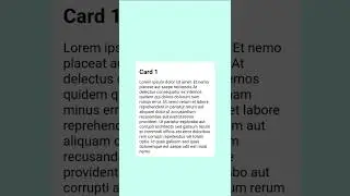 CARD IN HTML CSS || #shorts #htmlcssjavascript #shortvideo