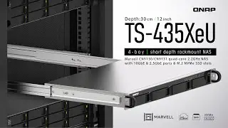 TS-435XeU: Marvell CN9130/CN9131 quad-core 2.2GHz NAS with 10GbE & 2.5GbE ports & M.2 NVMe SSD slots