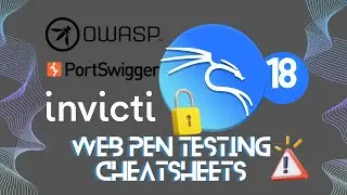 Web Penetration Testing #18 - 5 Web Penetration testing CheatSheets