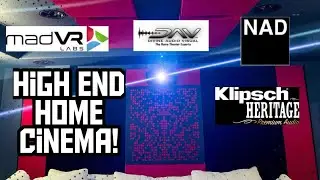 High End Home Cinema Tour 2022 | Full Build Time Lapse! | MadVR Envy Extreme! |  Klipsch Heritage!