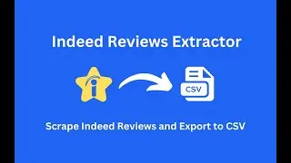 How to scrape and export Indeed reviews to CSV/JSON/Excel in 2024