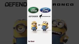 Land Rover Difender  vs Ford Bronco Raptor funny 