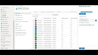 Invite bulk Users in Azure Active Directory Step by Step||Edit users in CSV ||Azure Active Directory