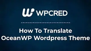 How To Translate OceanWP WordPress Theme For WooCommerce Powered Store - OceanWP Theme Tutorial