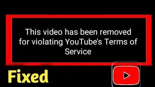 This video has been removed from for violating YouTube's Terms of Service Problem Solved