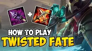 How to Play TWISTED FATE MID for Beginners | TWISTED FATE Guide Season 10 | League of Legends