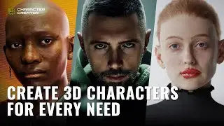 Create 3D Characters for Games, Animation, 3D Print, AR/VR, Any Creative Needs | Character Creator 4