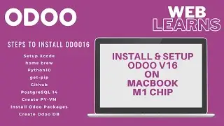 How to install odoo 16 on mac m1 chip | Odoo installation setup tutorial