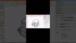 how to enable a shadow in  SketchUp fast. #house #sketch #shorts #shortvideo #trending