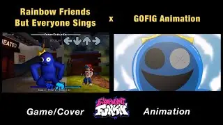 “FRIENDS TO YOUR END” But Everyone Sings It | Rainbow Friends x FNF Animation