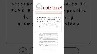 Quiz time! #shorts #glomerulonephritis #nephroticsyndrome #medicine #medicalstudent