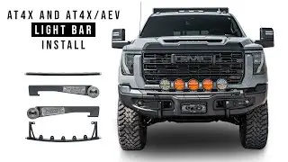 GMC AT4X and AT4X/AEV Light Bar Install by Westcott Designs (GMC Sierra 2500,3500)