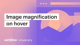 Custom image magnification on mouse hover — Webflow tutorial