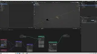 Making a measure tool, in Blender, with geometry nodes.