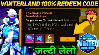 WINTERLAND REDEEM CODE TODAY | NEW WINTERLAND EVENT CALENDAR | WINTERLAND REWARD FF | REDEEM CODE