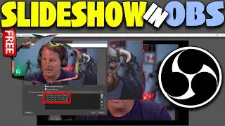 Create a slideshow in OBS