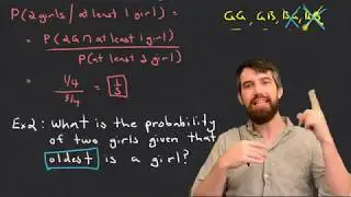 Two Conditional Probability Examples (whats the difference???)